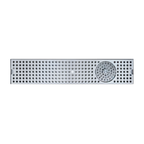 Thumbnail image #1 for Micro Matic USA DP-120D-45GR 45-Inch Surface-Mount Stainless Steel Drip Tray Trough with Integral Glass Rinser