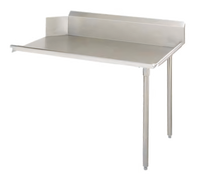 John Boos E-Series Right-Side Clean Straight Dish Table, 72