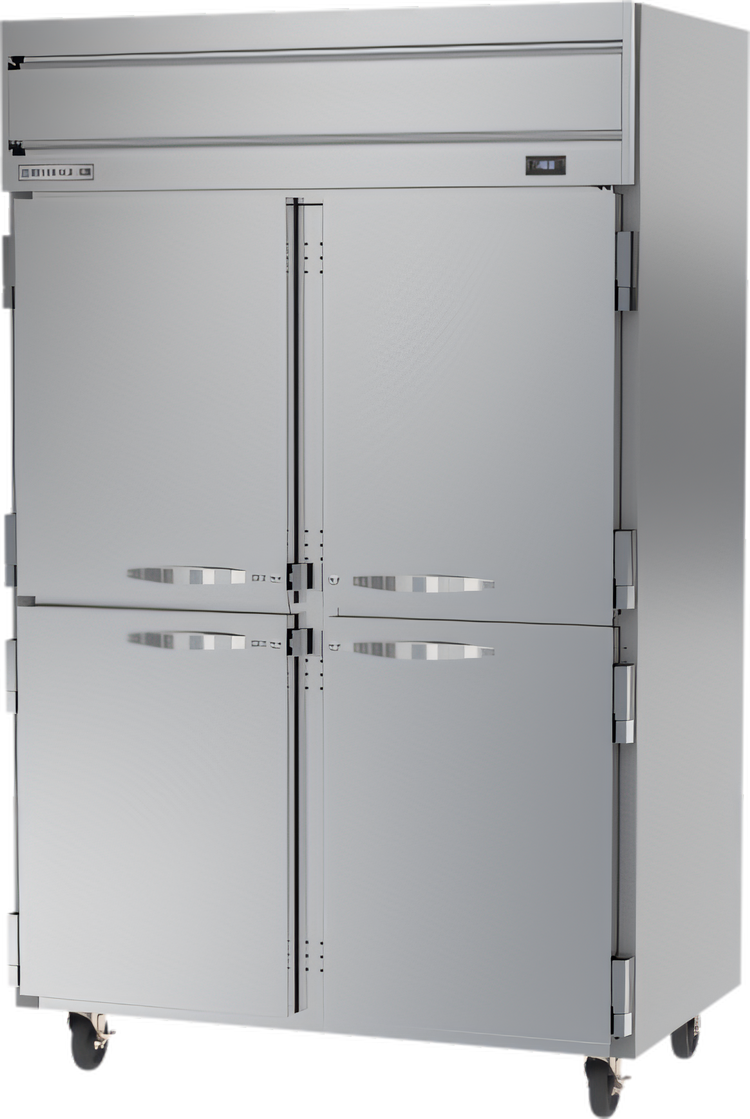 Product image #1 for Beverage-Air Horizon Series Two-Section Reach-In Freezer with Four Half Solid Doors, Top-Mount Self-Contained Refrigeration, 45.2 Cu. Ft.