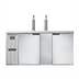Thumbnail image #1 for Continental Refrigerator KC69SNSS 69-Inch 2-Door Shallow Depth Commercial Keg Cooler