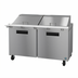 Thumbnail image #1 for Hoshizaki Steelheart SR60B-24M Two-Section Mega Top Refrigerated Prep Table, 60-Inch, 24-Pan Capacity