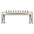Thumbnail image #6 for Micro Matic USA PT4A-10PSSKR Pass-Thru Countertop Glycol-Cooled 2-Column Draft Beer Tower with 10 Stainless Steel Faucets