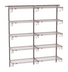 Thumbnail image #1 for Metro SmartWall Tall Double-Wide Five-Tier Wall-Mounted Shelving Starter Kit