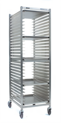 Panco Mobile Full-Height Open-Side Utility Rack for 30 18 x 26 Inch Pans