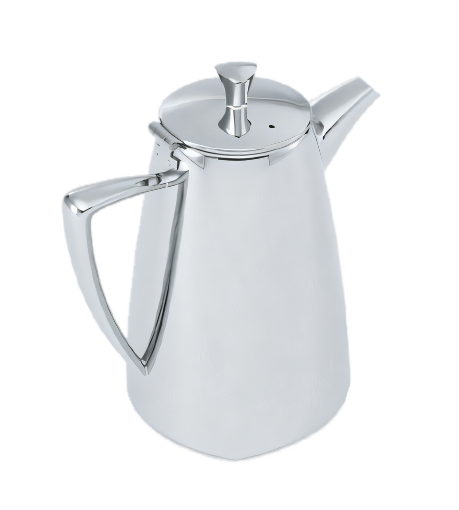 Product image #1 for Vollrath Triennium™ 34 oz Mirror-Finish 18/8 Stainless Steel Coffee Pot
