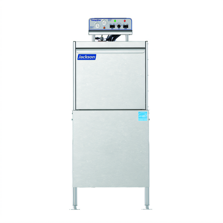 Product image #1 for TempStar Single-Rack Front-Loading High-Temperature Sanitizing Door-Type Dishwasher with Built-In Booster Heater