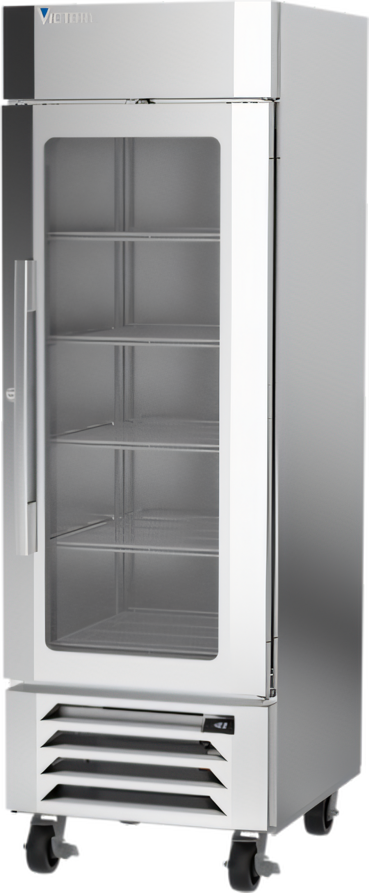Product image #1 for Victory UltraSpec 23.32 Cu. Ft. One-Section Reach-In Bottom Mount Glass Door Merchandiser Freezer