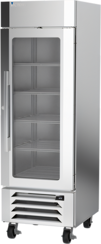 Victory UltraSpec 23.32 Cu. Ft. One-Section Reach-In Bottom Mount Glass Door Merchandiser Freezer