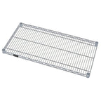 Thumbnail image #1 for Quantum 1242GY Gray Epoxy Wire Shelf, 42"W x 12"D