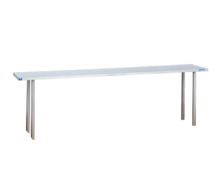 Product image #1 for Duke 120-Inch Wide x 10-Inch Deep Double-Deck Table-Mount Work Table Overshelf