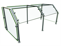 Hatco Flav-R-Shield ES29 Self-Service Single-Sided 2-Bay Food Shield, 48-Inch Wide