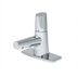 Thumbnail image #1 for T&S Brass LakeCrest Aesthetic Single Hole Deck Mount Metering Lavatory Faucet with 4-Inch Deck Plate, Polished Chrome