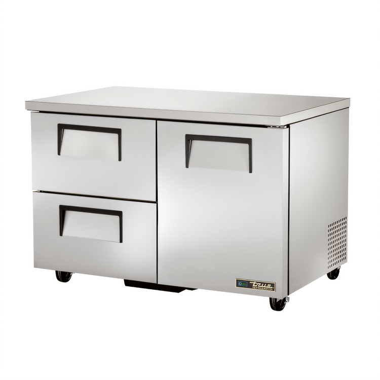 Product image #1 for True TUC-48D-2-HC 48-Inch 2-Section Undercounter Refrigerator with 1 Door and 2 Drawers