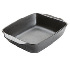 Thumbnail image #1 for American Metalcraft PBB135 Rectangular Porcelain Casserole Dish, 104 oz., Matte Black, with Handles Case of 6