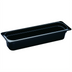Thumbnail image #2 for Cambro H-Pan High Heat Half-Size Long Plastic Food Pan, 4-Inch Deep, Black