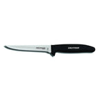 Thumbnail image #1 for Dexter Russell SofGrip 11133 5-Inch Wide Hollow-Ground High-Carbon Steel Utility/Boning Knife, Black Soft Rubber Handle Case of 12