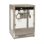 Thumbnail image #1 for Winco Benchmark 11087 Countertop Popcorn Popper Machine, 8-Ounce Kettle, 170 Qt. per Hour, Stainless Steel