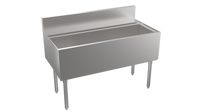 Krowne Stadium Series 48-Inch Stainless Steel Underbar Ice Bin/Cocktail Unit with 147-lb Capacity
