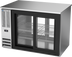 Thumbnail image #1 for 48-Inch Two-Section Food-Rated Pass-Thru Back Bar Refrigerator with 4 Sliding Glass Doors