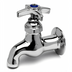 Thumbnail image #1 for Heavy-Duty Single Sink Wall-Mount Faucet, 1/2 Inch IPS Female Inlet, 4 Inch Spout Reach