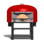 Thumbnail image #1 for Marra Forni Neapolitan NP165W 65-Inch Round Wood-Fired Pizza Oven with Brick Deck, Forced-Air Gas Burner and Stand