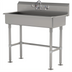 Thumbnail image #1 for Advance Tabco ADA Freestanding Stainless Steel Service Sink with Included Gooseneck Faucet, 40 Inch Wide