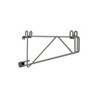 Thumbnail image #1 for Metro SmartWall SWD14K4 Double Intermediate Shelf Support for 14" Deep Shelves, Gray Epoxy-Coated, 16-9/16" x 1-1/2" x 8-3/16"