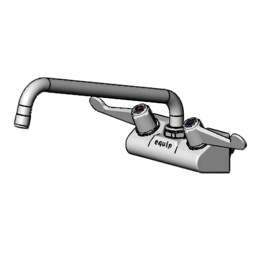Product image #1 for Equip 4-Inch Wall Mount Mixing Faucet with 12-Inch Swivel Swing Nozzle