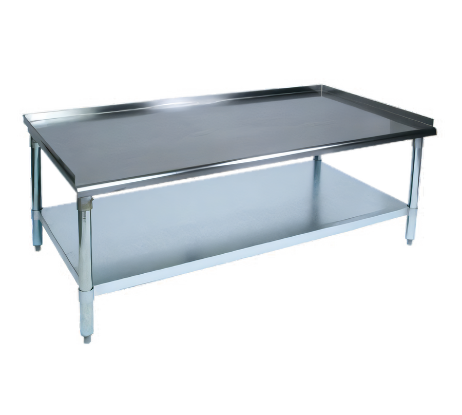 Product image #1 for John Boos Stallion 60-Inch x 30-Inch Stainless Steel Equipment Stand with Adjustable Undershelf