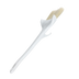 Thumbnail image #1 for Crestware 3-Inch Concave Basting & Pastry Brush with Pot Hook and Plastic Handle