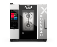 CHEFTOP-X Half-Size Gas Combi Oven with Digital.ID, 6-Tray GN 1/1, Left-Hinge Door