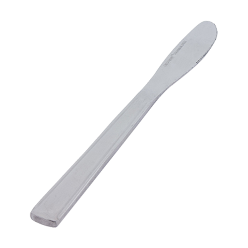 Product image #1 for Dominion 8-1/8 Inch Serrated Heavy Weight Flatware Knife, 18/0 Stainless Steel, Polished Finish