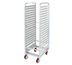 Thumbnail image #1 for Heavy-Duty Aluminum Channel Slide Bun Pan Rack, End Load, 39-Pan Capacity