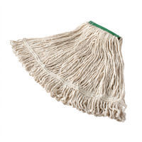 Super Stitch Medium 4-Ply Looped-End Cotton/Synthetic Blend Mop Head, White