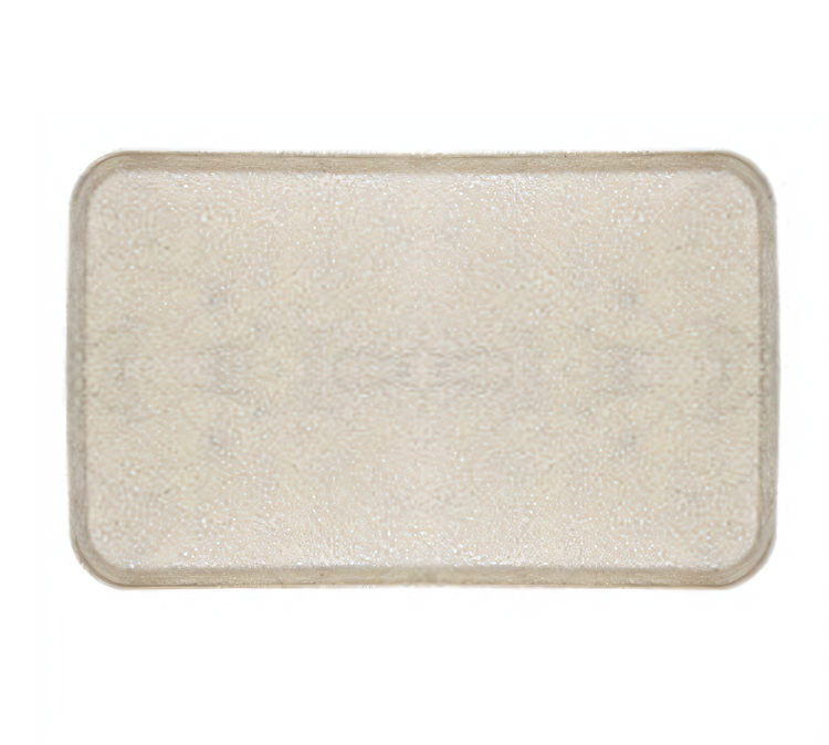 Product image #2 for Cambro Camtray Rectangular Fiberglass Fast Food & Cafeteria Tray, 8-7/8 x 25-9/16 x 1 Inch, Galaxy Antique Parchment Silver