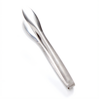 American Metalcraft Hammered Vintage Stainless Steel Serving Tongs, 11-3/4 Inch