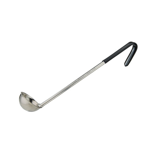 Product image #1 for Winco Prime 1 Oz Black One-Piece Stainless Steel Ladle