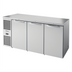 Thumbnail image #1 for True Three-Section Stainless Steel Back Bar Cooler with Solid Hinged Locking Doors, 72 Inch Wide