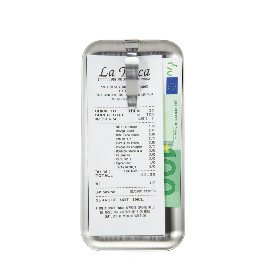 Product image #1 for American Metalcraft Stainless Steel Bill Presenter, 3 x 7 Inch