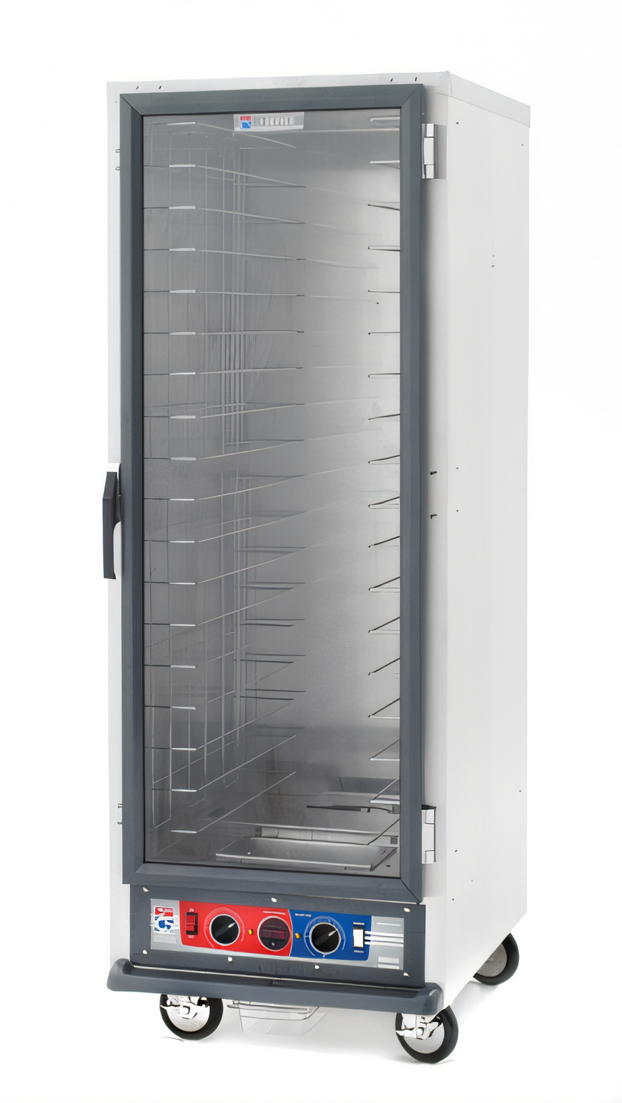 Product image #1 for Metro C5 1 Series Full Height Mobile Non-Insulated Combination Heated Holding and Proofing Cabinet, Fixed Wire Slides, Clear Door, 120V