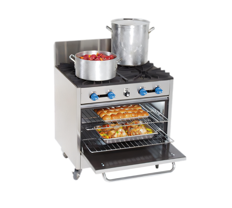 Product image #1 for Comstock-Castle FK430 36-Inch Heavy Duty Gas Range with 4 Open Burners and Standard Oven