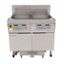 Thumbnail image #1 for Frymaster/Dean LHD High-Efficiency Vat Three-Vat Gas Fryer Battery with Built-In Filtration