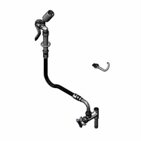 T&S Brass Washdown Hose Unit Add-On Pre-Rinse Faucet with 68-Inch Flexible Hose and 0.65 GPM Spray Valve