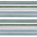 Thumbnail image #1 for Quantum QVTRK-2-84EST Single Unit Floor Track Assembly Kit with 2 7-Foot V-Groove Aluminum Tracks, End Stops & Hardware