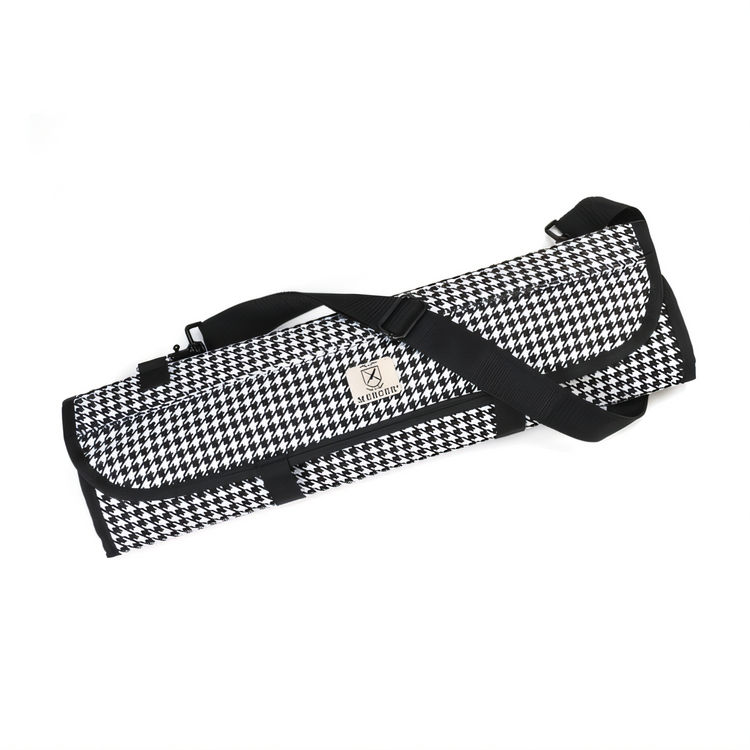 Product image #1 for Mercer Culinary Houndstooth Heavy-Duty 7-Pocket Knife Roll Bag