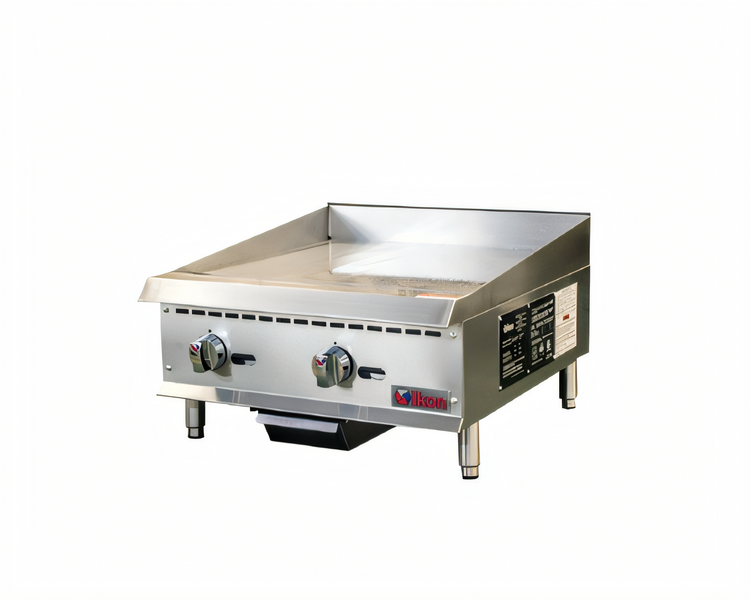 Product image #1 for IKON Cooking 24-Inch Natural Gas Countertop Griddle with Manual Controls