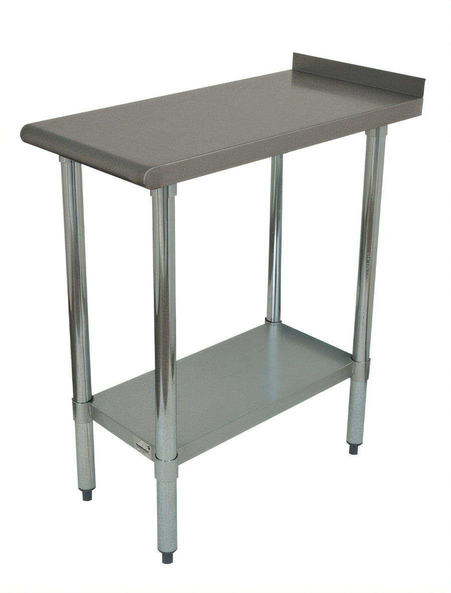 Product image #1 for Advance Tabco Special Value 18-Inch x 30-Inch Stainless Steel Equipment Filler Table with Galvanized Undershelf and Legs