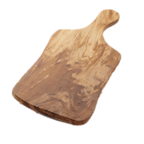 Thumbnail image #1 for American Metalcraft OWP157 Olive Wood Free-Form Serving Board with Handle, 11 x 7 Inch Case of 6