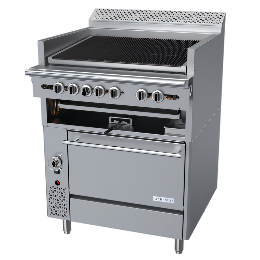 Product image #1 for Garland Cuisine Series 36-Inch Heavy Duty Natural Gas Charbroiler Range with Convection Oven