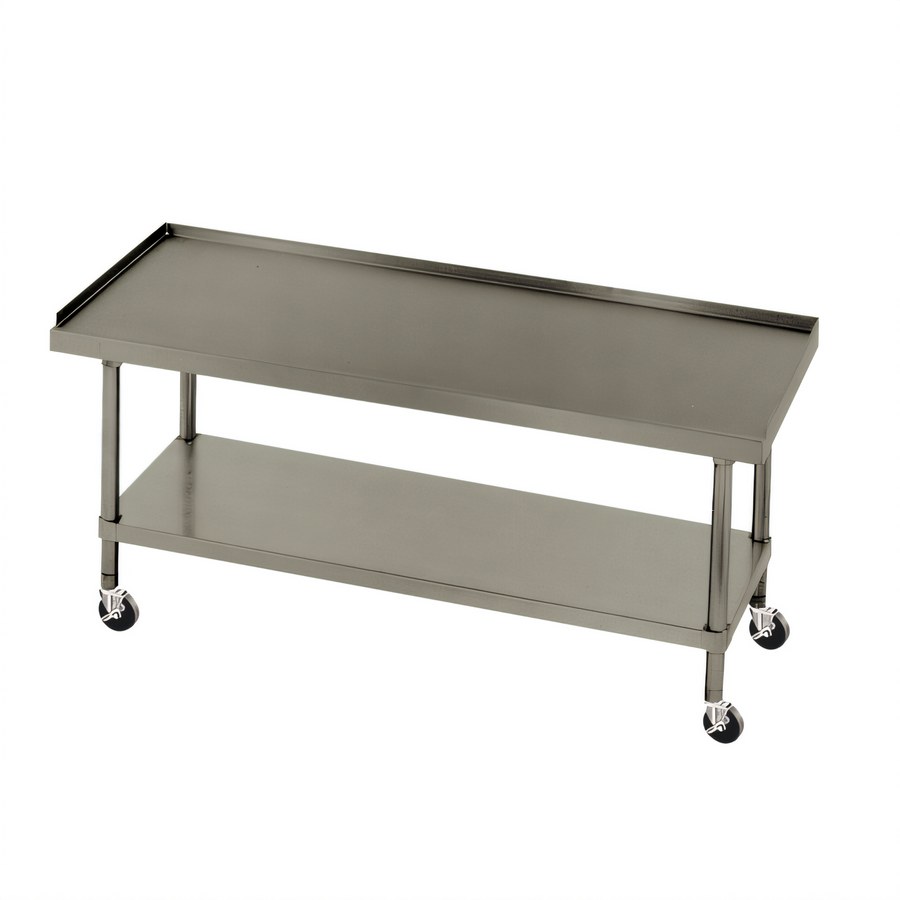 Product image #1 for Advance Tabco 36" x 30" Mobile Stainless Steel Equipment Stand with Adjustable Undershelf